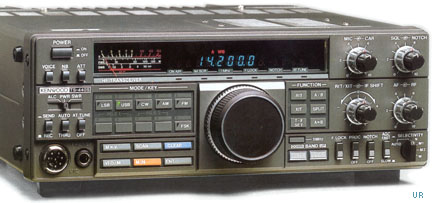 Picture of a Kenwood TS-440S amateur radio